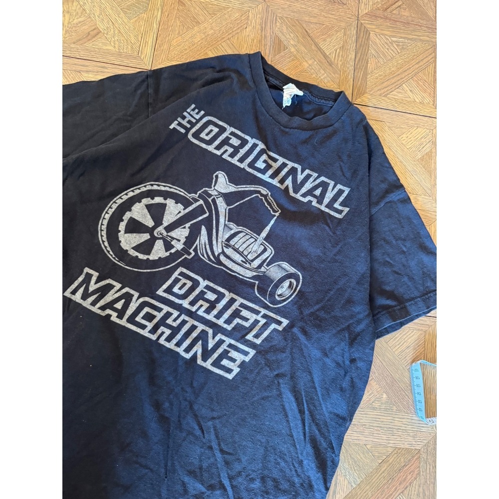 The Original Drift Machine Big Wheel Trike Graphic T-Shirt Mens Large Black L 15